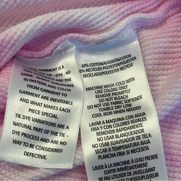 Calvin Klein Performance Pink Tie-Dye Turtleneck Sweater 2X 🩷 - Picture 7 of 9